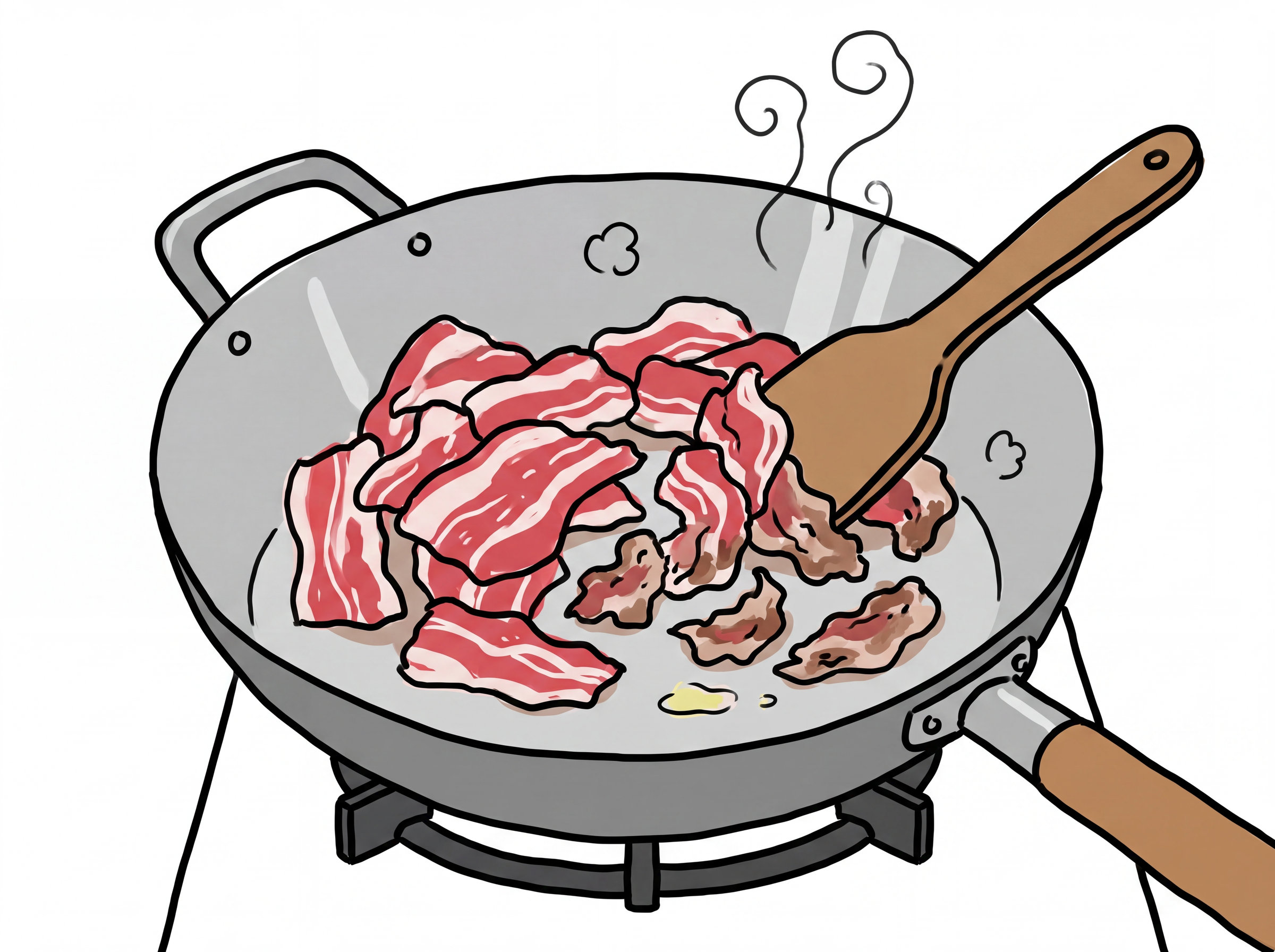 우삼겹 볶기