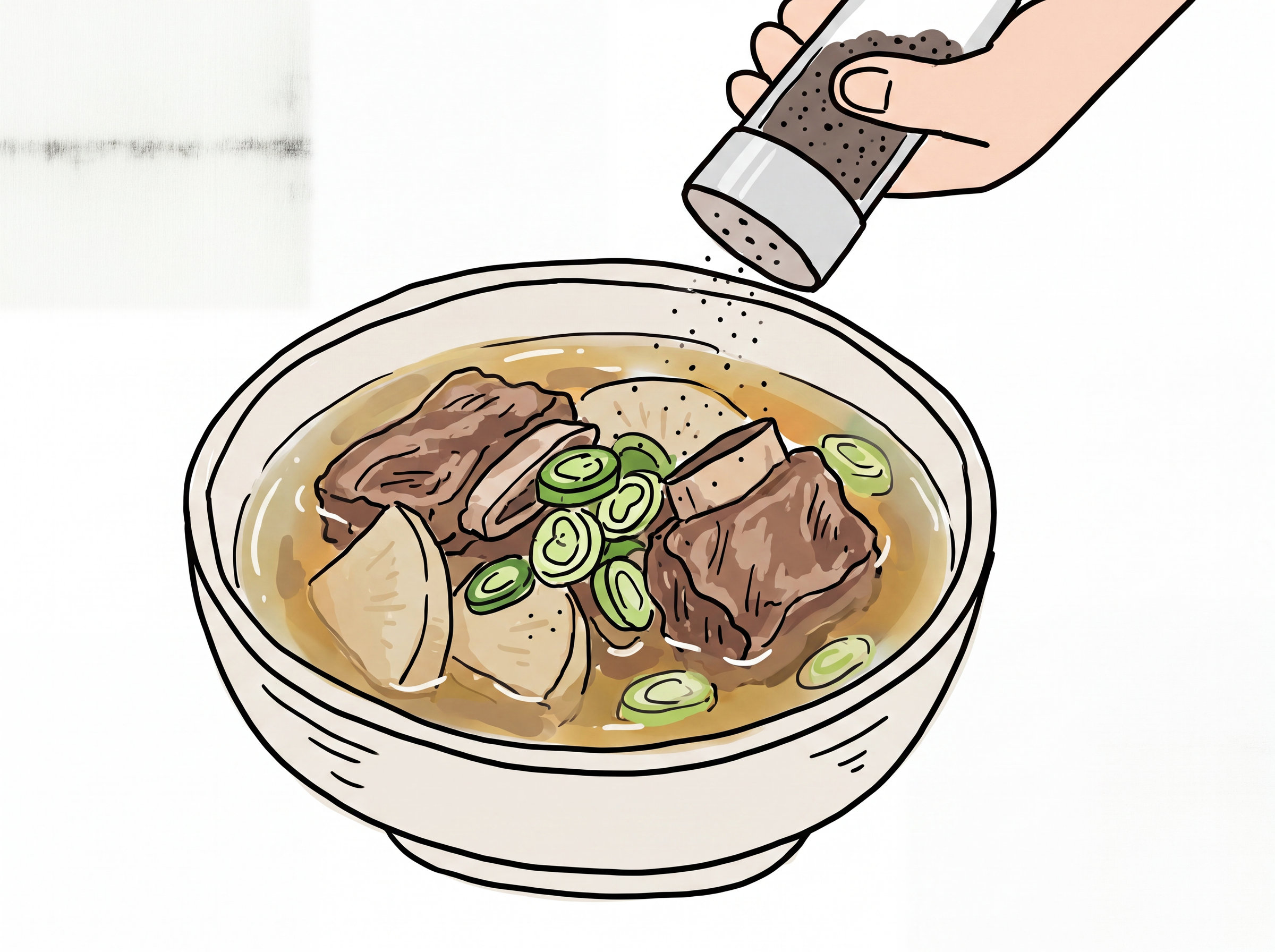 그릇에 담고 마무리
